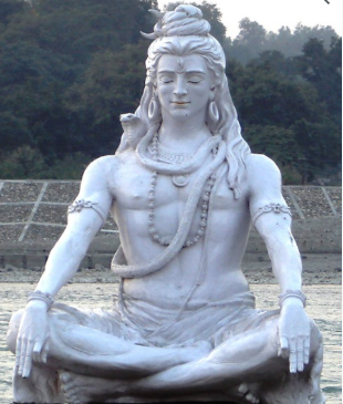 भगवान शिव की ध्यानमग्न प्रतिमा